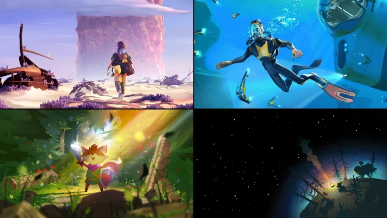 Games Rewarding Exploration Over Combat Heavy Gameplay