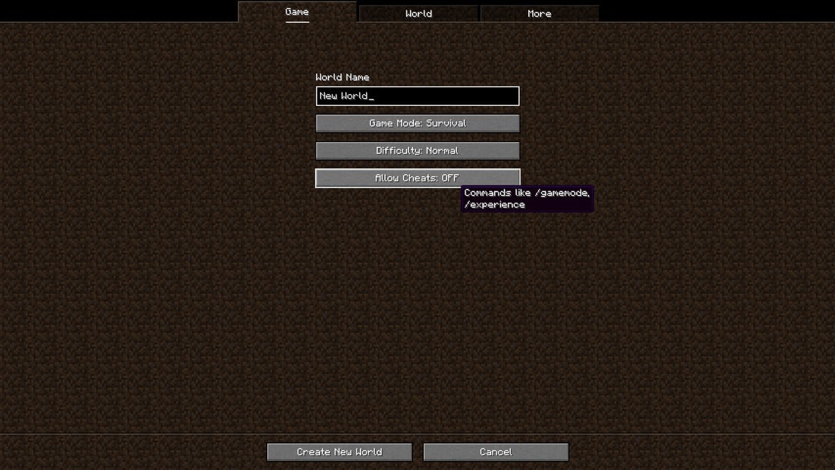 Disable Cheats