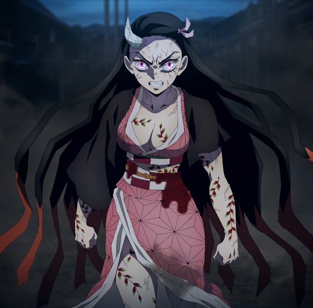 Nezuko Kamado Demon Form Manga