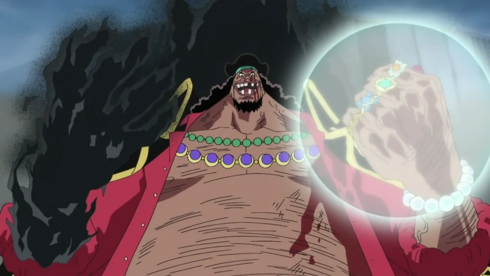 Blackbeard with Yami Yami no Mi and Gura Gura no Mi