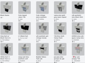 How To Find Your Favorite Clothing On Roblox Mobile Roblox Clothing 1 300x222 