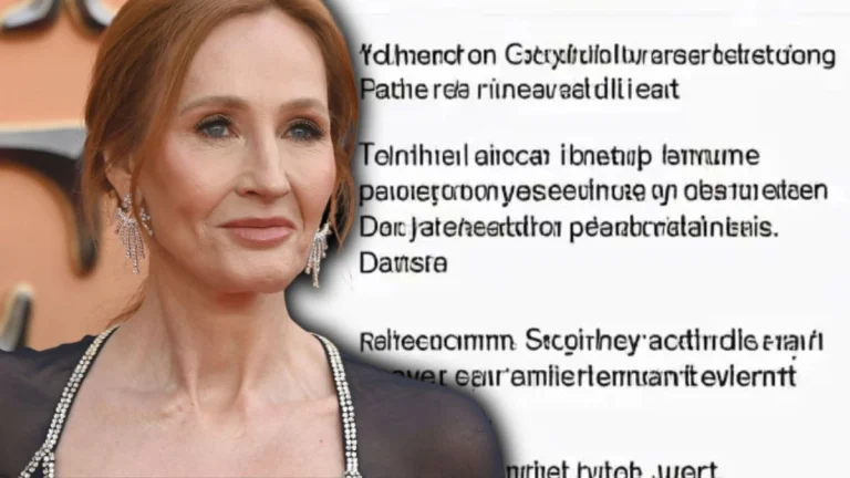 J.K. Rowling Sparks Controversy with AI Post, Fans Blame Black Mold