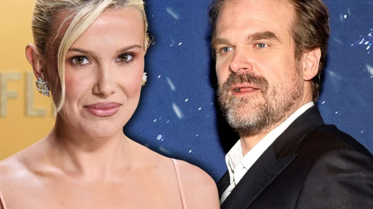 David Harbour and Millie Bobby Brown Hug and Laugh at ‘Stranger Things’ Premiere Despite Harassment Claims
