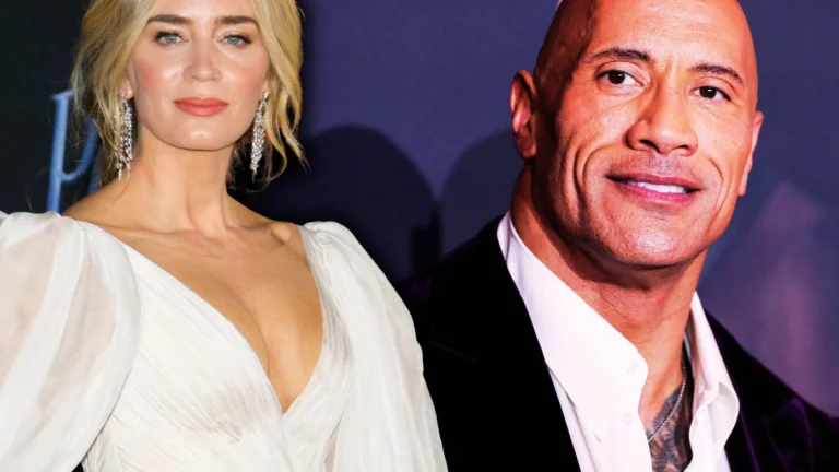 Dwayne Johnson and Emily Blunt Share the Spotlight at Governors Awards