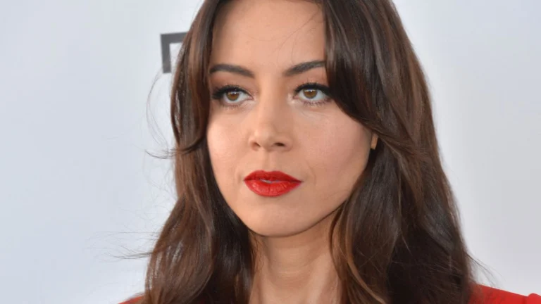 Paris Fashion Week Sees Aubrey Plaza, 41, Own the Room in Leather