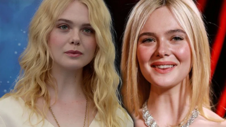 Elle Fanning Leaves Fans Breathless in a Shimmering, Garden-Inspired Masterpiece at The Golden Globes