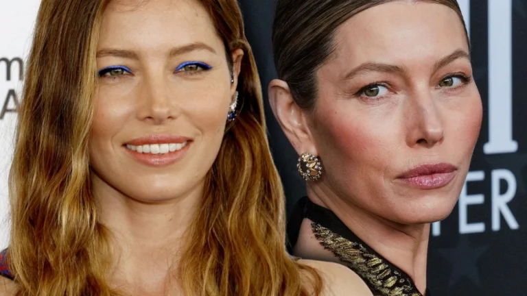 Jessica Biel Wows in a Sexy Sheer Gown at Critics Choice Awards