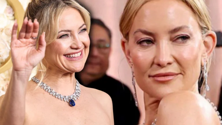Kate Hudson Channels Old Hollywood Glam in a Show-Stopping Vintage Armani at the 2026 Golden Globes