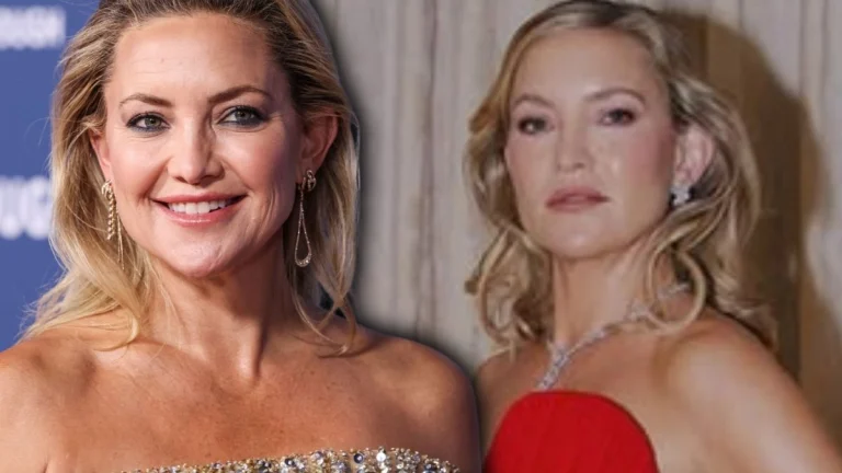 Kate Hudson Stuns in a Sexy Red Minidress with a Dramatic Train at Critics Choice Awards