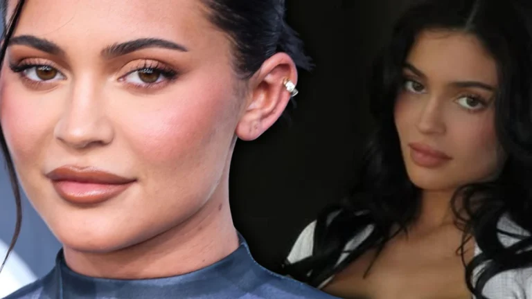 Kylie Jenner Makes a Statement in Low Rise Skirt and Ruffled Top at ‘The Moment’ Premier