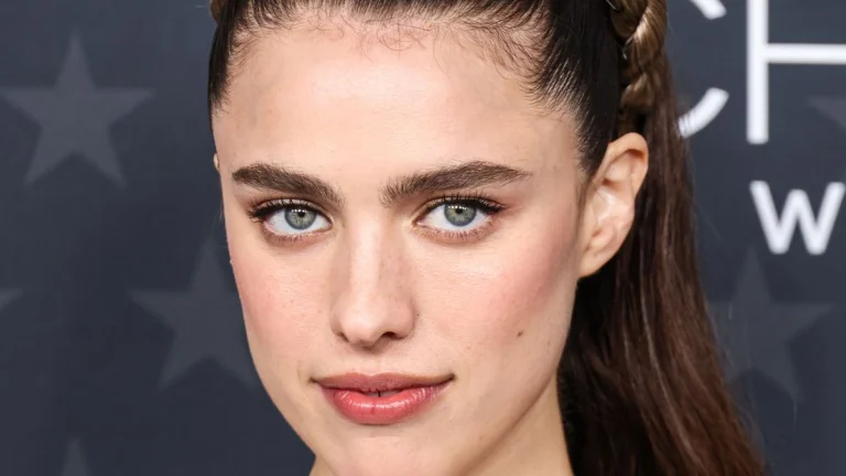 Margaret Qualley Shines in Sequins at Chanel Haute Couture During Paris Fashion Week