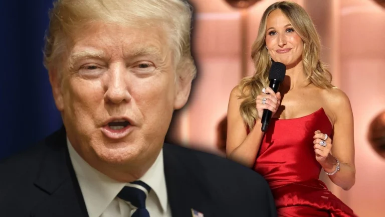 Nikki Glaser Explains Why She Cut ICE, Trump, and Brad Pitt Jokes From the Golden Globes