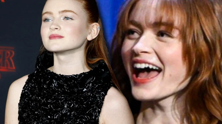 Sadie Sink Shows Off Elegant Vintage Claude Montana Look on Fallon