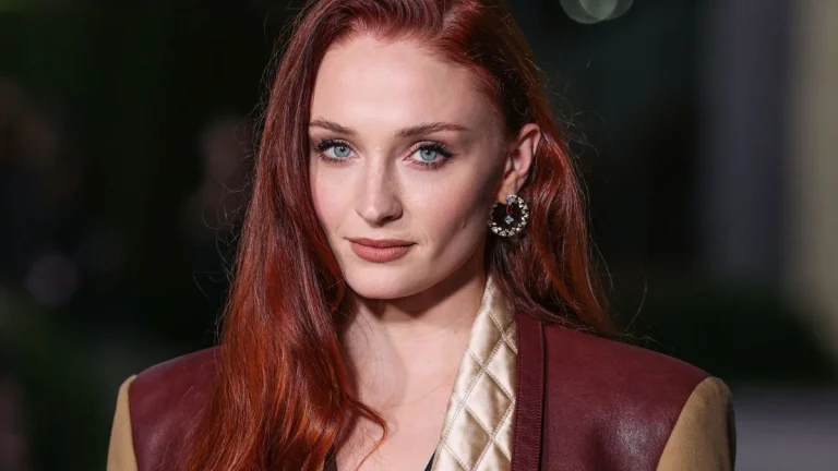 Sophie Turner Rocks a Leather Mini-So Short It’s Almost Invisible