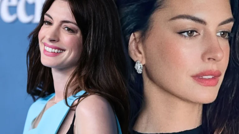 Anne Hathaway, 43, Heats Up the Timeline in a Fierce Metal-Inspired Balenciaga Throwback