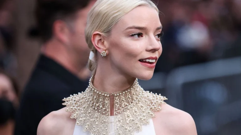 Anya Taylor-Joy Stuns in Leather Skirt, Showing Off Her Curves at Apple TV Event