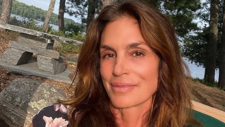 Cindy Crawford Turns Heads in Daring Purple Silk Slip Dress Ahead of 60th Birthday