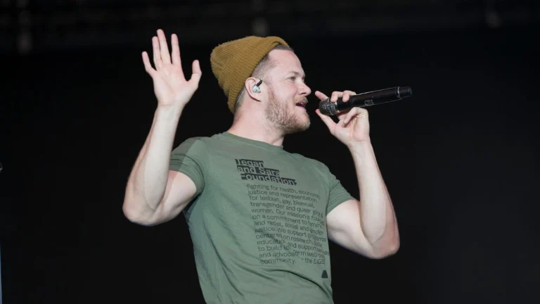 Dan Reynolds Shows Off Chiseled Arms in White Tank During Cozy Coffee Date with Minka Kelly