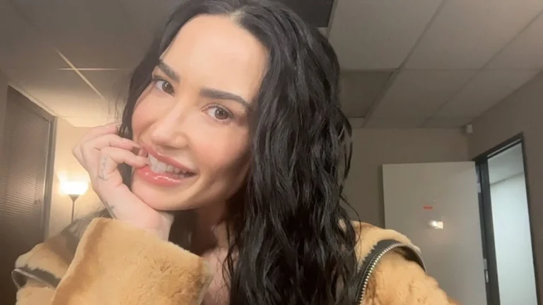 Demi Lovato Shows off a Daring Sheer Outfit Ahead of Her Upcoming Tour