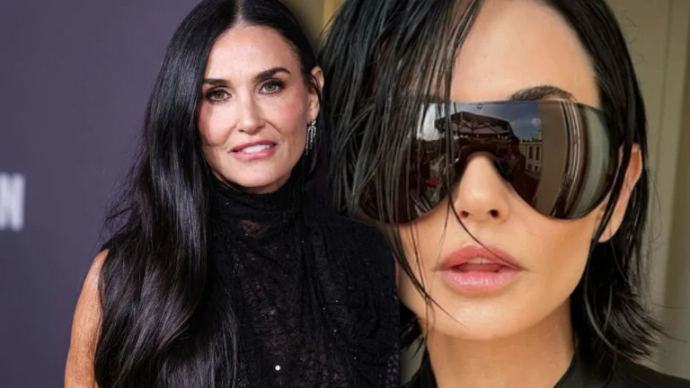 Demi Moore, 63, Commands Milan in Curve-Hugging All-Leather Gucci Look