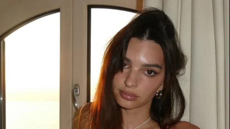 Emily Ratajkowski Drops Jaws in Ultra-Tight Glitter Mini on the Gucci Runway