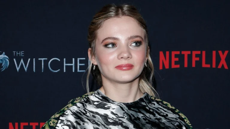 Freya Allan Turns Heads in Daring Black Plunge Dress at BAFTAs