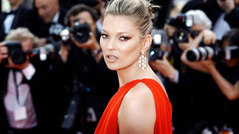 Kate Moss,  52, Turns Heads in Revealing Gown & Exposed Thong on Gucci Runway at Milan Fashion Week