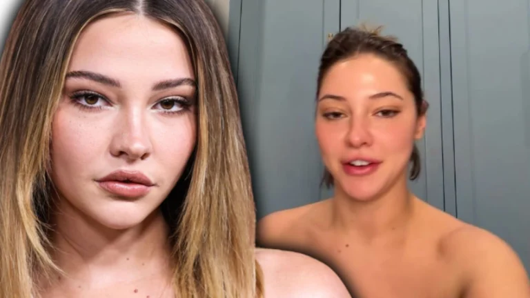 Madelyn Cline Leaves Fans Speechless Wearing Only a Plush Towel