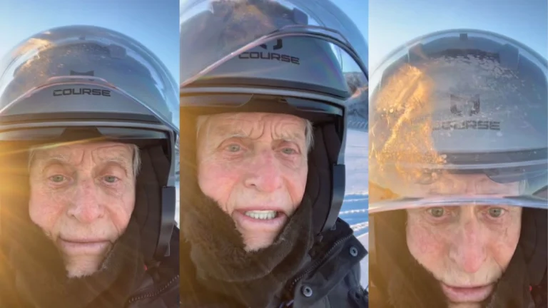 Michael Douglas Is Not Slowing Down at 81 as He Sleeps in a Hotel Made of Ice