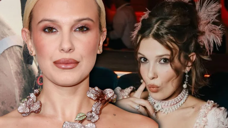 Millie Bobby Brown Flaunts Stockings and Bold Cleavage in Jaw-Dropping Snaps