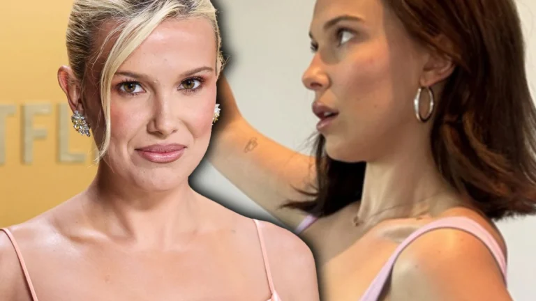 Millie Bobby Brown Sets Pulses Racing in a Tiny Pink Microtop and Even Shorter Shorts