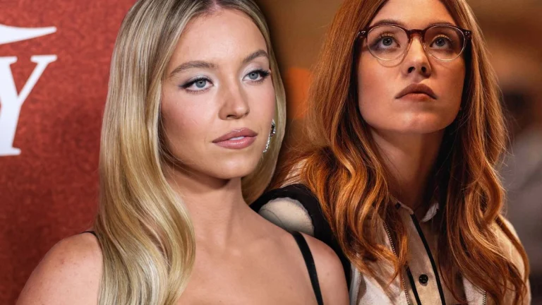 Sydney Sweeney Sizzles in Jaw-Dropping ‘Madame Web’ Set Throwback in a Plunging Black Top