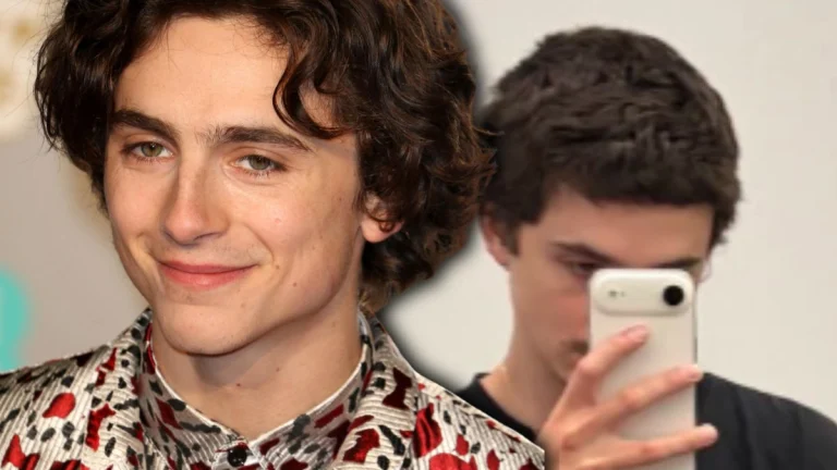 Timothée Chalamet Sparks Reactions With Corny Throwback Merch Tee in Viral New Photo
