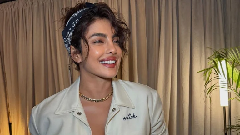 Priyanka Chopra 43 Brings Bold Fashion Moment to Tonight Show in Nearly Sheer Dress