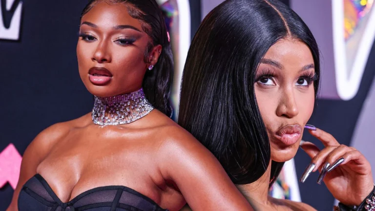 Cardi B and Megan Thee Stallion Set Screens on Fire with Playful Kiss