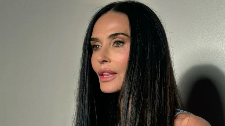 Demi Moore (63) Sparks Fashion Talk With Long Hair Comeback and Peplum Look