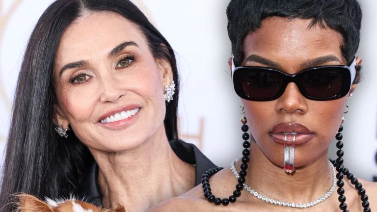 Demi Moore (63) and Teyana Taylor (35) Make a Statement in Feather Dresses at 2026 Oscars
