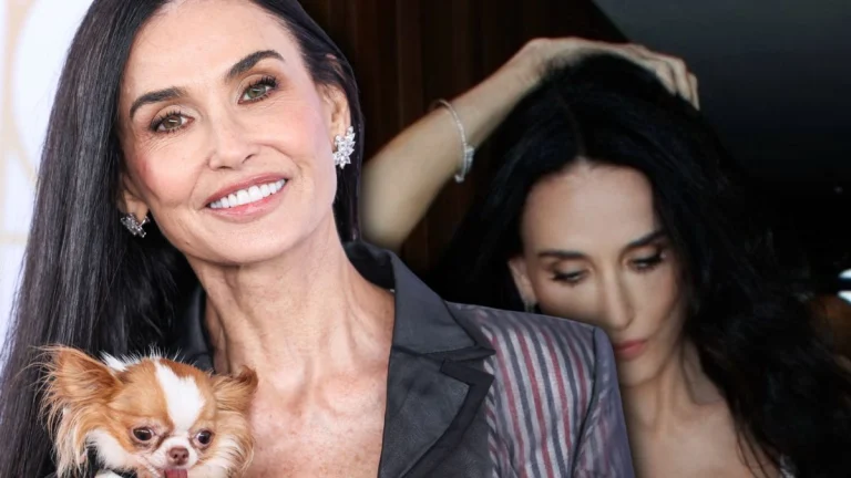 Demi Moore, 63, Dazzles in Liquid Silver, Flaunting Toned Curves at Oscars After-Party