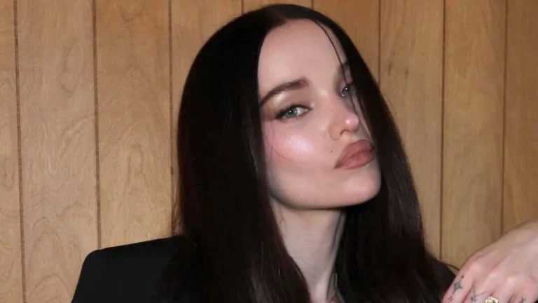 Dove Cameron Sizzles with Elegance in Black Gown at the WIF Oscars Nominees Celebration