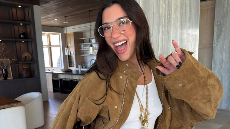 Dua Lipa Rocks Gym Workout Look While Celebrating Career Success