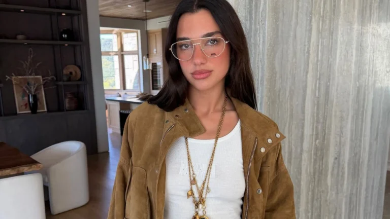Dua Lipa Shows off Incredible Abs and a Sheer Fashion Moment