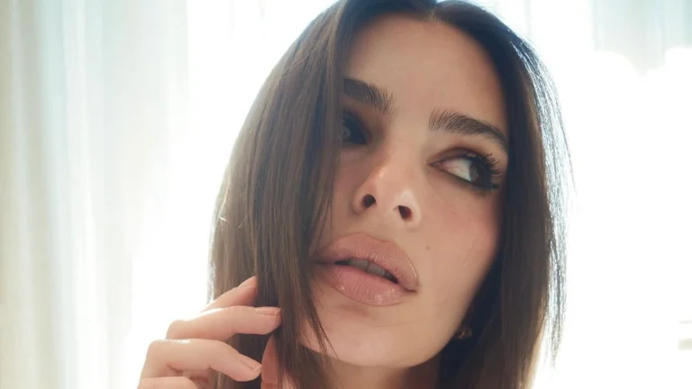 Emily Ratajkowski Channels Paris Glam in This Bold Cutaway Little Black Dress