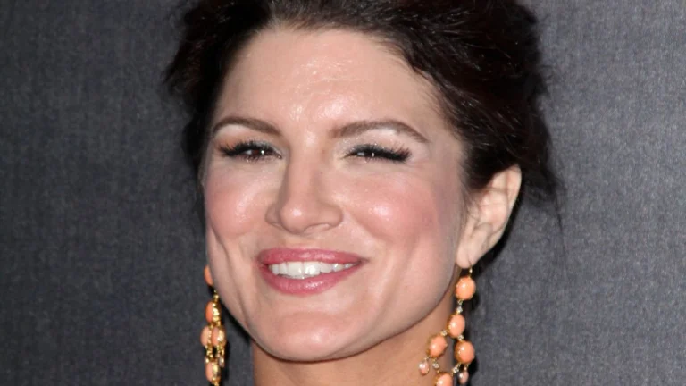 Gina Carano (43) Flaunts Long Legs on Jaxxon Podcast Appearance