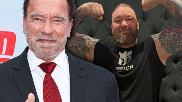 The Terminator Meets The Mountain – Epic Moment at Arnold Classic UK Goes Viral as Hafþór J Björnsson (37) & Arnold Schwarzenegger (78) Train Together