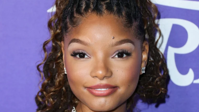 Halle Bailey Turns Heads in a Daring Low-Cut Dress at NAACP Image Awards