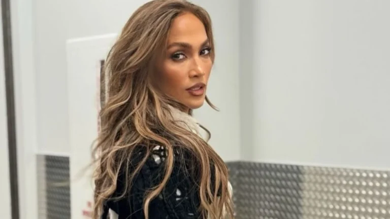 Jennifer Lopez, 56,  Slays in Plunging Silk Dress with Seductive Lace Details