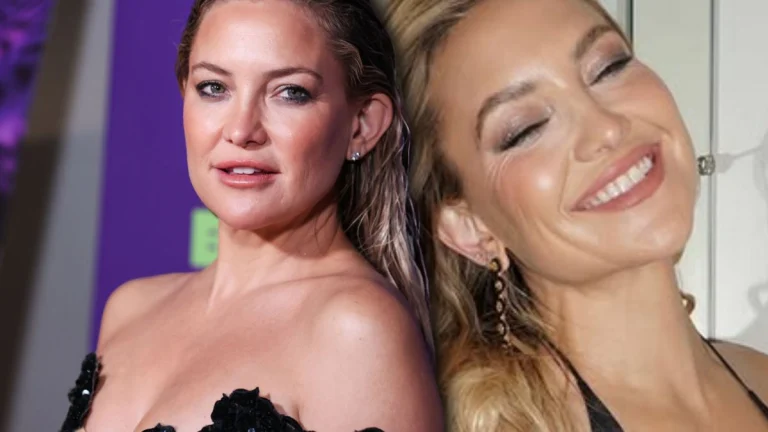 Kate Hudson, 46, Flaunts Cleavage in a Sultry Black Dress