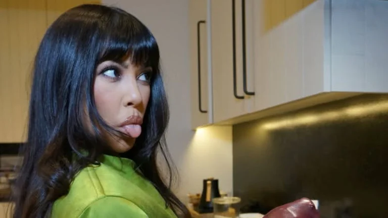 Kourtney Kardashian (46) Shows Off New Bangs in a Dangerously Short Dress