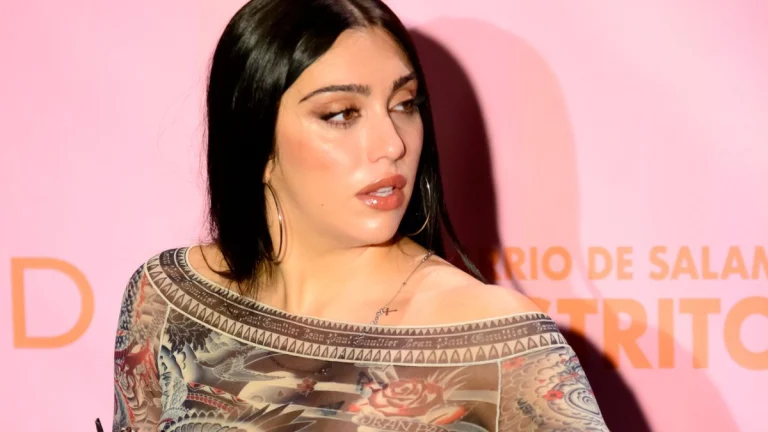 Madonna’s Daughter Lourdes Leon Stuns in Bold Braless Sheer Black Dress at Paris Fashion Week