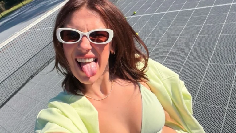 Millie Bobby Brown Flaunts Sculpted Abs and Sleek Curves in a Figure-Hugging Lavender Ensemble